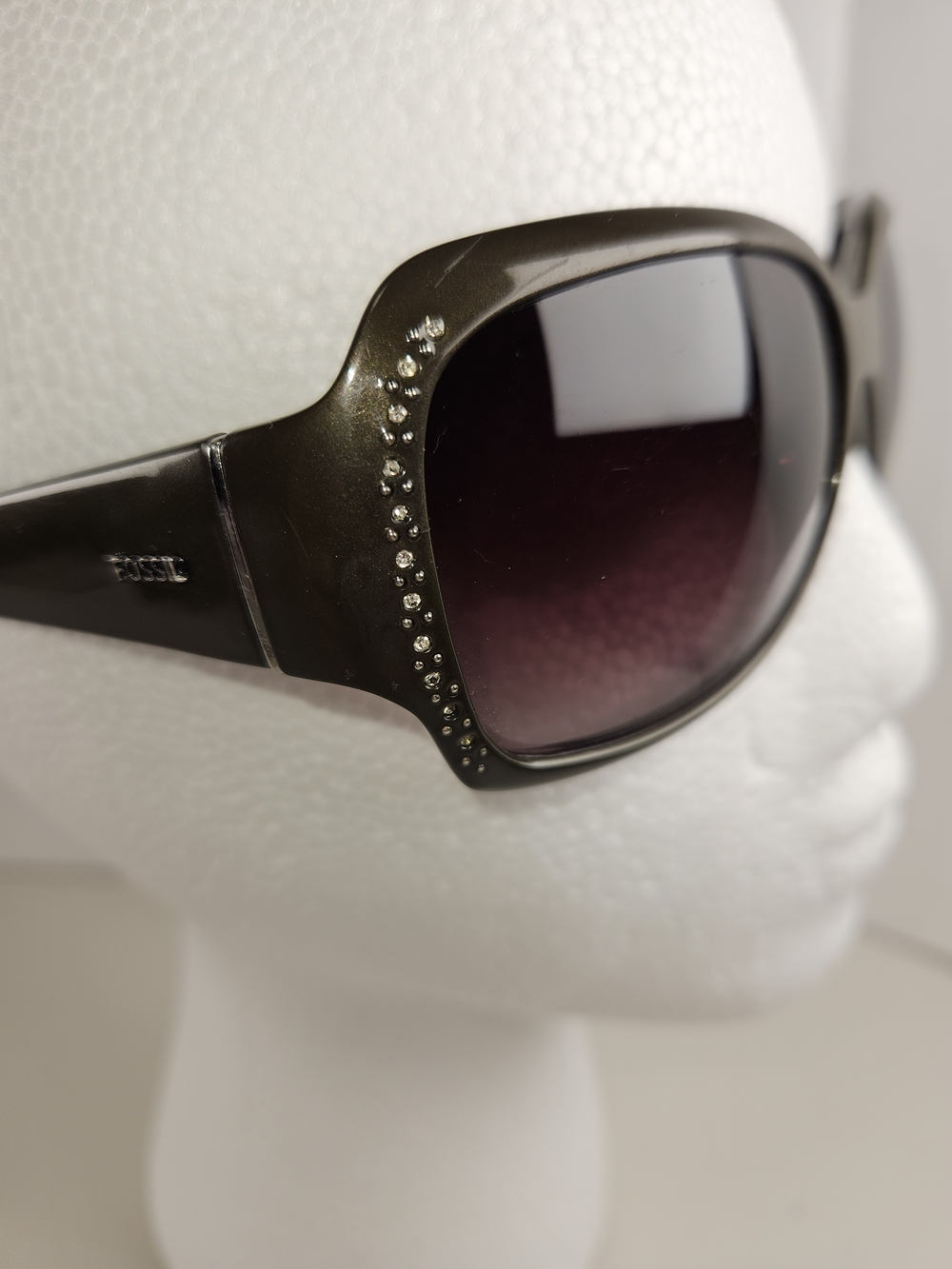 Fossil Women's Olive Green Lore 3ST PS 4076 Sunglasses Oversized - Picture 7 of 16